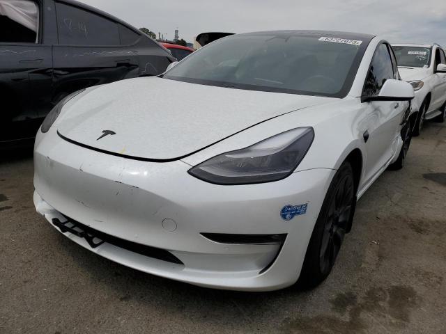 TESLA MODEL 3 2021 with VIN 5YJ3E1EB2MF872850 - Photo from auction
