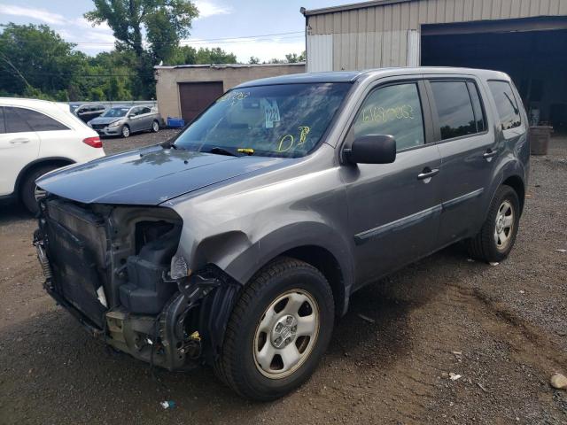 HONDA PILOT LX 2011 with VIN 5FNYF4H23BB063631 - Photo from auction