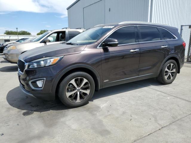 KIA SORENTO EX 2017 with VIN 5XYPHDA10HG278845 - Photo from auction