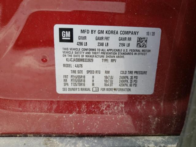 Photo 14 from auction – 2021 BUICK ENCORE PRE with VIN KL4CJASB9MB333929
