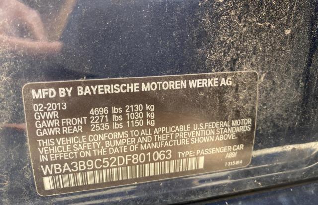Photo 10 from auction – 2013 BMW 335 XI with VIN WBA3B9C52DF801063
