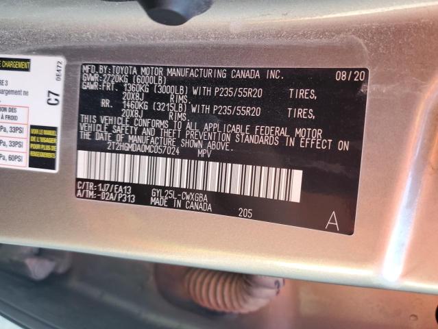 Photo 14 from auction – 2021 LEXUS RX 450H with VIN 2T2HGMDA0MC057024