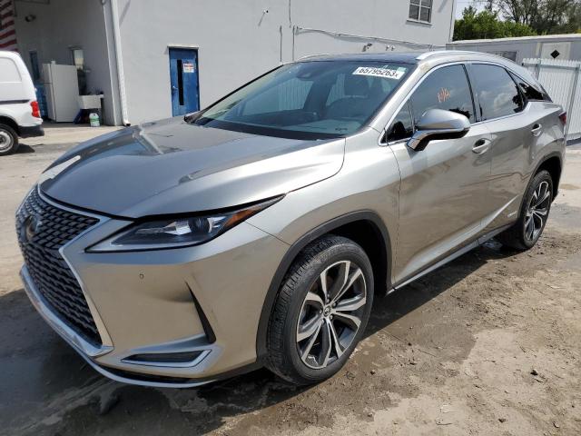 LEXUS RX 450H 2021 with VIN 2T2HGMDA0MC057024 - Photo from auction
