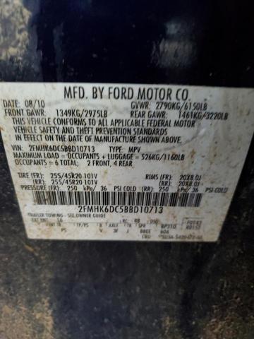 Photo 14 from auction – 2011 FORD FLEX LIMIT with VIN 2FMHK6DC5BBD10713