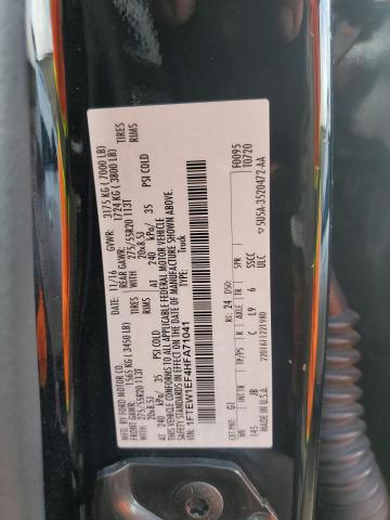 Photo 14 from auction – 2017 FORD F150 SUPER with VIN 1FTEW1EF4HFA71041