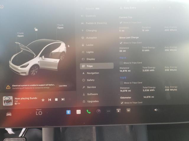 Photo 9 from auction – 2021 TESLA MODEL Y with VIN 5YJYGDEE0MF198886