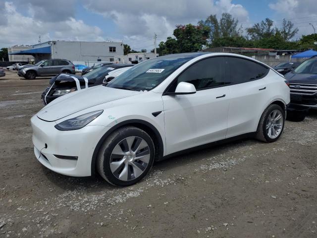 TESLA MODEL Y 2021 with VIN 5YJYGAEE9MF183544 - Photo from auction