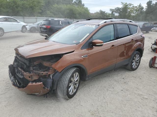 FORD ESCAPE TIT 2017 with VIN 1FMCU0J94HUA27376 - Photo from auction