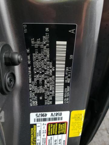 Photo 14 from auction – 2014 TOYOTA SIENNA XLE with VIN 5TDDK3DC2ES075398