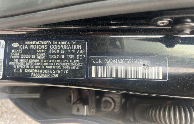 Photo 10 from auction – 2015 KIA RIO LX with VIN KNADM4A30F6526170