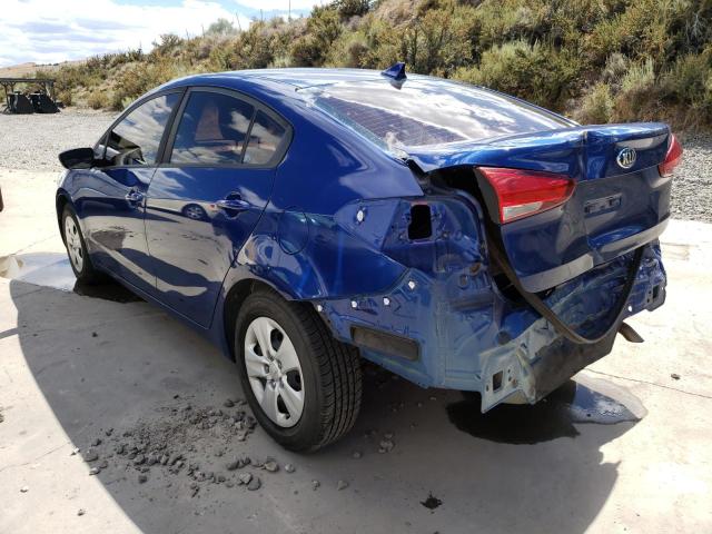 Photo 2 from auction – 2017 KIA FORTE LX with VIN 3KPFK4A76HE133422