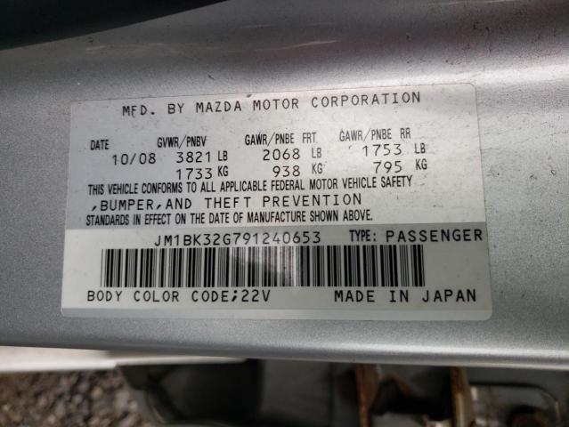 Photo 10 from auction – 2009 MAZDA 3 I with VIN JM1BK32G791240653
