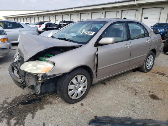 TOYOTA COROLLA CE 2003 with VIN 2T1BR38E33C076726 - Photo from auction