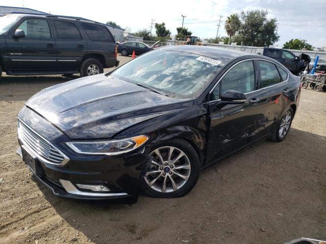 FORD FUSION SE 2017 with VIN 3FA6P0HD4HR297658 - Photo from auction