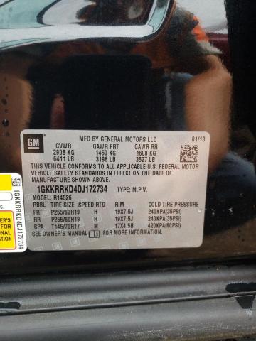 Photo 14 from auction – 2013 GMC ACADIA SLT with VIN 1GKKRRKD4DJ172734