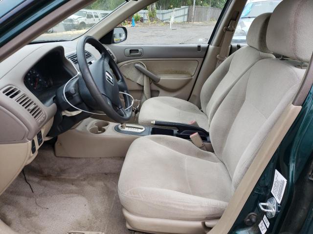 Photo 7 from auction – 2001 HONDA CIVIC LX with VIN 2HGES16591H620272