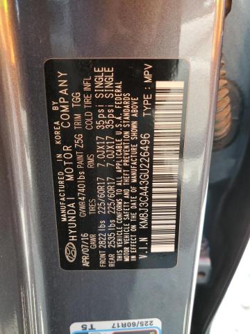 Photo 14 from auction – 2016 HYUNDAI TUCSON LIM with VIN KM8J3CA43GU226496