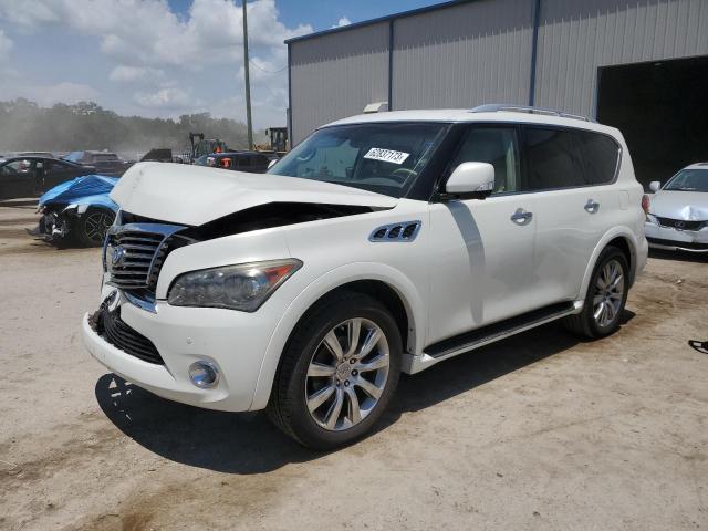 INFINITI QX56 2011 with VIN JN8AZ2NF9B9500390 - Photo from auction