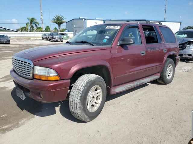 DODGE DURANGO SL 2002 with VIN 1B4HS58N72F213888 - Photo from auction