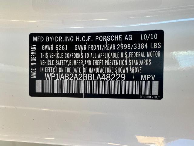 Photo 10 from auction – 2011 PORSCHE CAYENNE S with VIN WP1AB2A23BLA48229