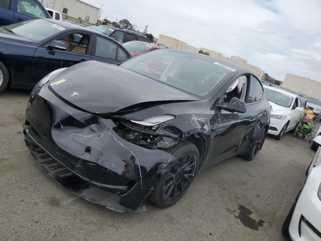 TESLA MODEL Y 2021 with VIN 5YJYGDEE1MF061956 - Photo from auction