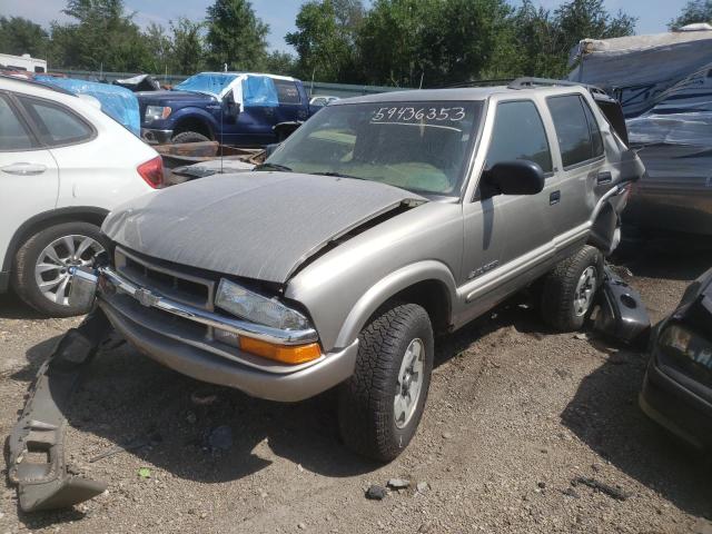 CHEVROLET BLAZER 2002 with VIN 1GNDT13W92K128251 - Photo from auction