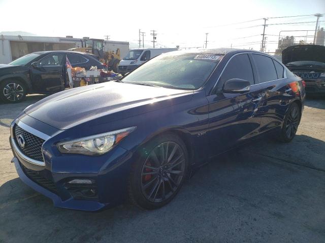 INFINITI Q50 RED SP 2017 with VIN JN1FV7AP1HM850131 - Photo from auction