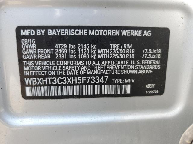 Photo 14 from auction – 2017 BMW X1 XDRIVE2 with VIN WBXHT3C3XH5F73347