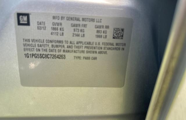 Photo 10 from auction – 2012 CHEVROLET CRUZE LT with VIN 1G1PG5SC8C7264263