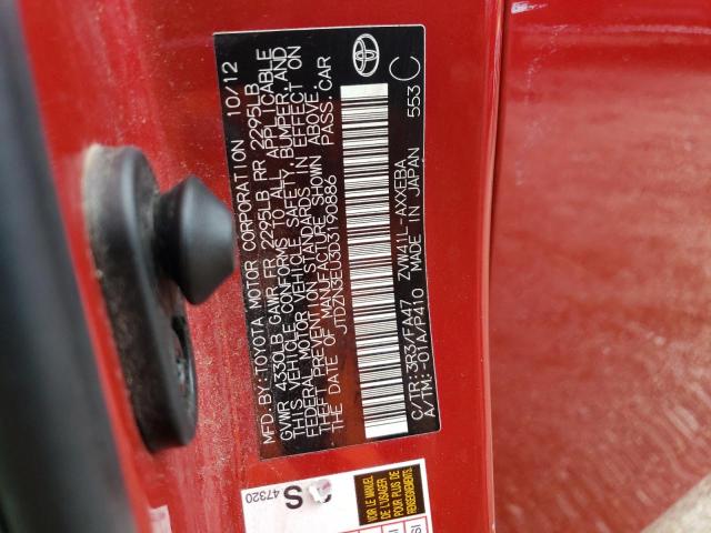 Photo 14 from auction – 2013 TOYOTA PRIUS V with VIN JTDZN3EU3D3190886