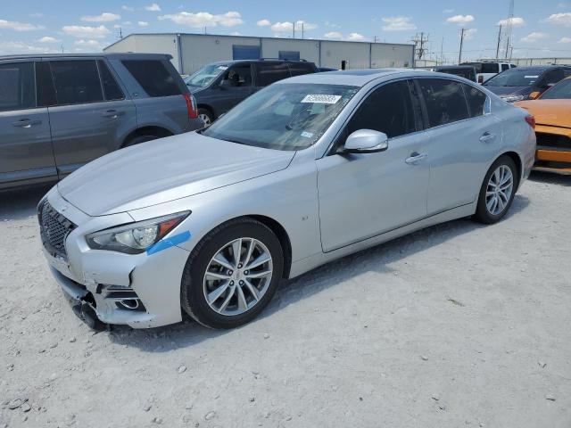 INFINITI Q50 BASE 2015 with VIN JN1BV7APXFM345538 - Photo from auction