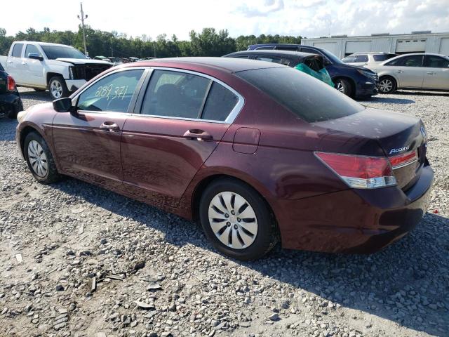 Photo 2 from auction – 2012 HONDA ACCORD LX with VIN 1HGCP2F34CA120311