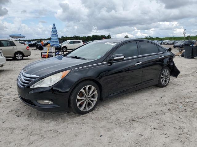HYUNDAI SONATA SE 2014 with VIN 5NPEC4AB5EH855954 - Photo from auction
