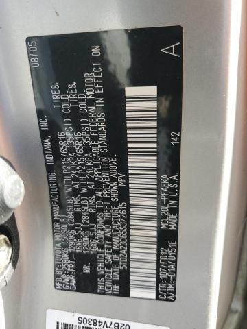 Photo 14 from auction – 2005 TOYOTA SIENNA CE with VIN 5TDZA23C65S372615
