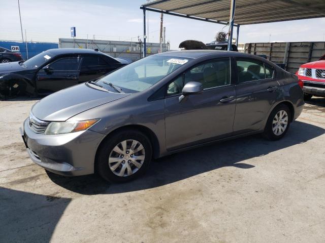 HONDA CIVIC LX 2012 with VIN 2HGFB2F59CH583897 - Photo from auction