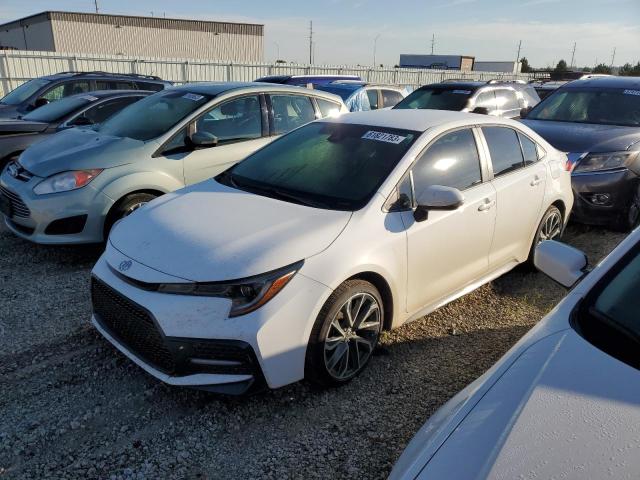 TOYOTA COROLLA SE 2022 with VIN 5YFS4MCE9NP114412 - Photo from auction