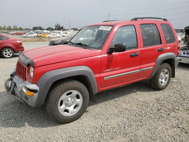 Photo 1 from auction – 2002 JEEP LIBERTY SP with VIN 1J4GL48K12W231826