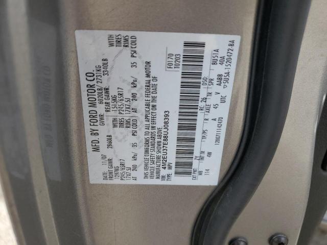 Photo 14 from auction – 2008 MERCURY MOUNTAINEE with VIN 4M2EU37E88UJ08393