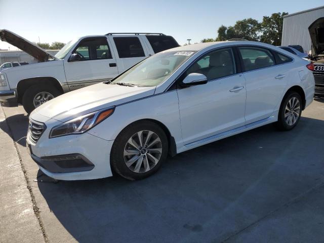 HYUNDAI SONATA SPO 2017 with VIN 5NPE34AF6HH502145 - Photo from auction