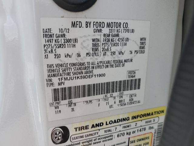 Photo 14 from auction – 2013 FORD EXPEDITION with VIN 1FMJU1K59DEF11900