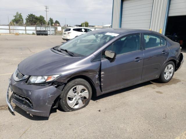 HONDA CIVIC LX 2014 with VIN 19XFB2F57EE007612 - Photo from auction