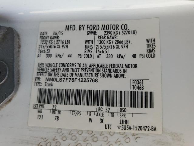 Photo 14 from auction – 2015 FORD TRANSIT CO with VIN NM0LS7F76F1225768