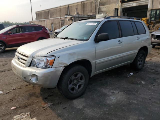 TOYOTA HIGHLANDER 2007 with VIN JTEEP21A570204562 - Photo from auction