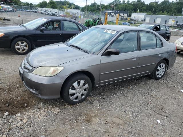 Photo 1 from auction – 2005 HONDA CIVIC LX with VIN 2HGES16525H587265