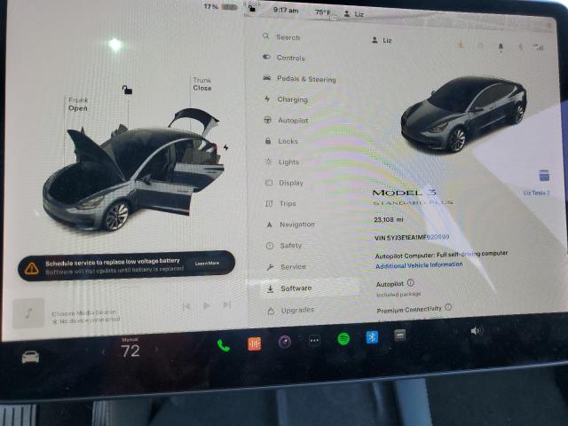 Photo 9 from auction – 2021 TESLA MODEL 3 with VIN 5YJ3E1EA1MF920099