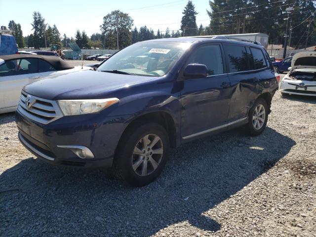 TOYOTA HIGHLANDER 2013 with VIN 5TDBK3EHXDS197006 - Photo from auction