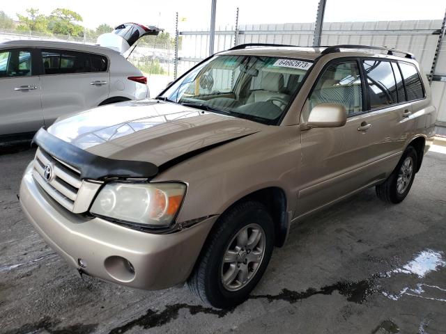 TOYOTA HIGHLANDER 2004 with VIN JTEGP21A140021907 - Photo from auction