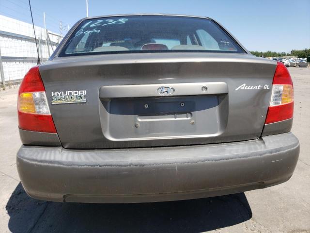 Photo 6 from auction – 2001 HYUNDAI ACCENT GL with VIN KMHCG45C31U218345
