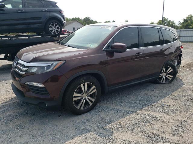 HONDA PILOT EXL 2017 with VIN 5FNYF6H51HB024843 - Photo from auction