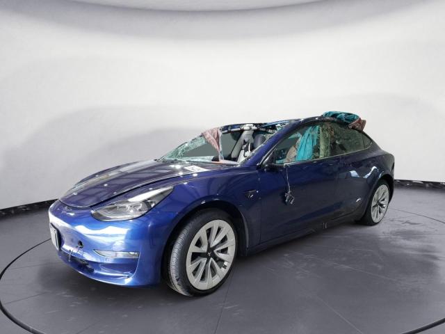TESLA MODEL 3 2022 with VIN 5YJ3E1EAXNF191487 - Photo from auction